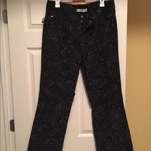 EUC Tommy Hilfiger paisley Corduroy Pants